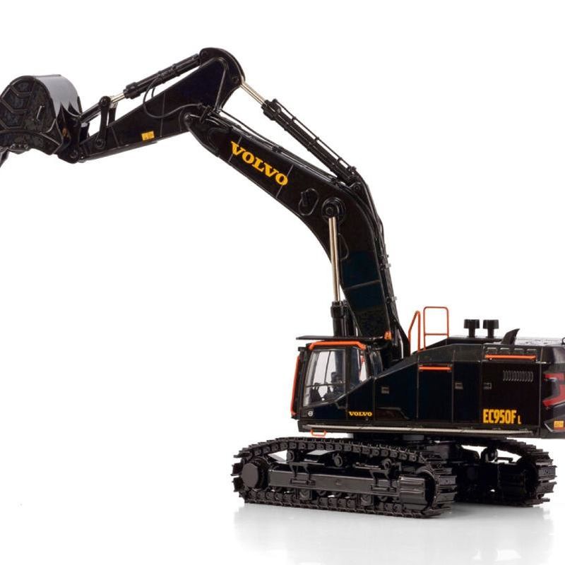 Volvo EC950F WSI 1/50 Alloy Excavator Die-Cast Model Black Diamond Limited Edition Koleksi