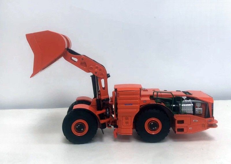 Komatsu WX220H 1:50 Hybrid Underground Loader Alloy Die-Cast Mining Vehicle Limited Koleksi