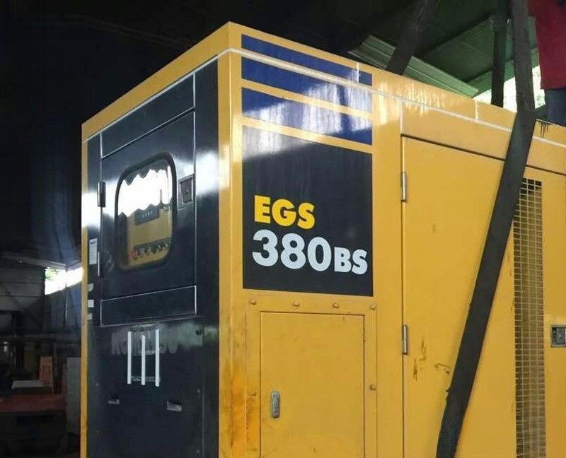 Komatsu EGS380BS 1/50 Alloy Generator Engine Model Mesin Konstruksi Die-Cast Koleksi