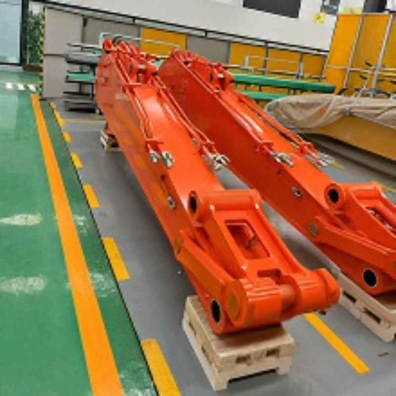 Heavy Duty Long Reach Excavator Boom Arm CAT PC200 EX1200 untuk Excavator 8-45 Ton