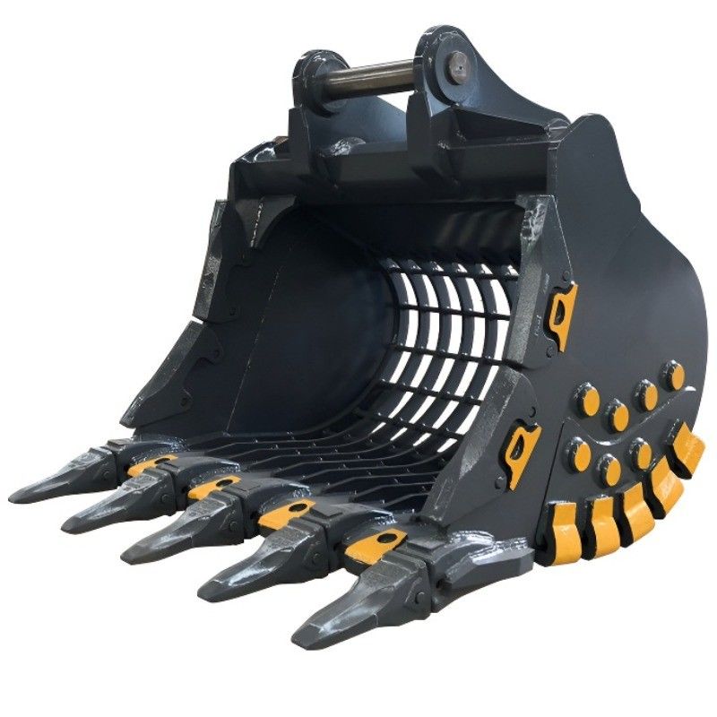 Kerangka Riddle Bucket Backhoe Excavator 30 Ton yang Disesuaikan, Rib, Tugas Berat, Penyortiran