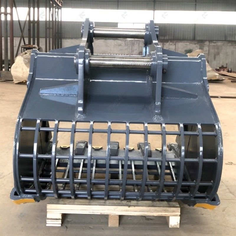 Kerangka Riddle Bucket Backhoe Excavator 30 Ton yang Disesuaikan, Rib, Tugas Berat, Penyortiran