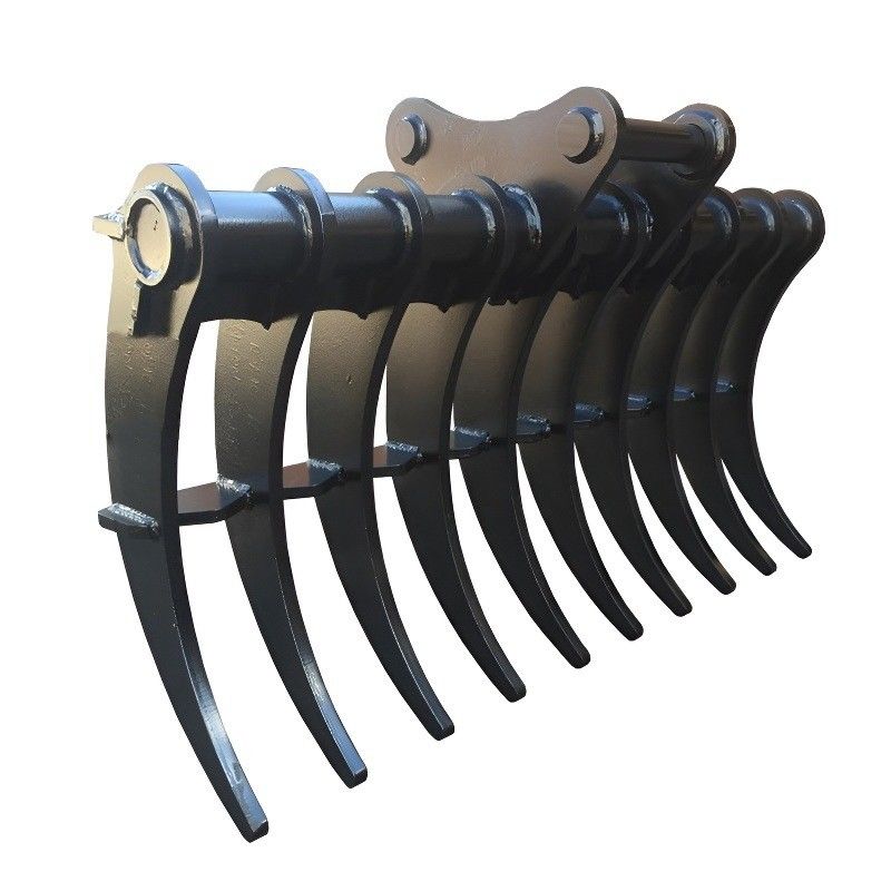 Kualitas Tinggi Kustom PC100-6 10 Ton Bucket Rake Excavator OEM Lampiran Konstruksi