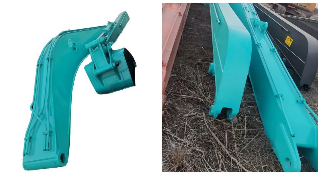 Custom 16m Excavator Long Reach Boom Arm Attachment untuk Kobelco SK200-8 Dengan Ember