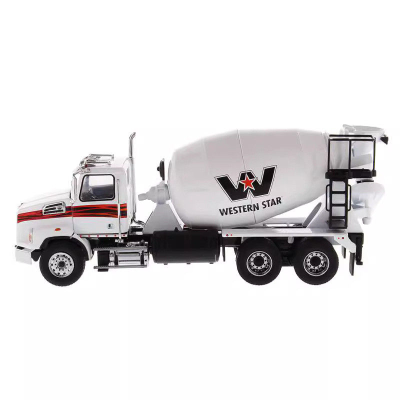 Truk Mixer DM Western Star 1/50 Diecast Model Kendaraan Pengangkut Semen Koleksi