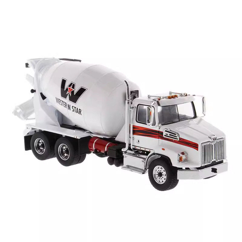 Truk Mixer DM Western Star 1/50 Diecast Model Kendaraan Pengangkut Semen Koleksi