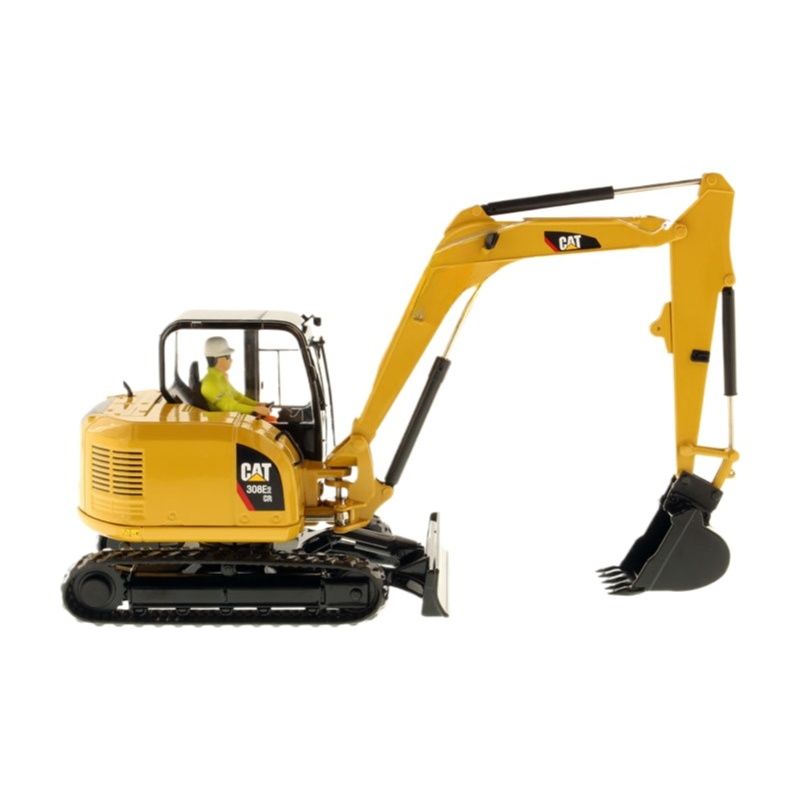 Model Excavator Hidrolik Diecast Masters dengan Alat Kendaraan Konstruksi Paduan Skala 1/32 85239C