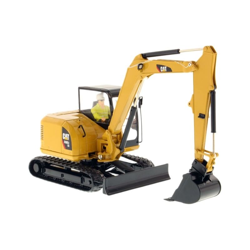 Model Excavator Hidrolik Diecast Masters dengan Alat Kendaraan Konstruksi Paduan Skala 1/32 85239C