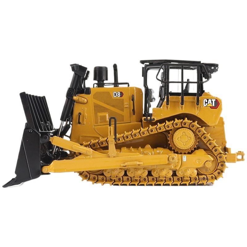Diecast Masters 1:50 Skala Tugas Berat Dozer Dilacak Buldozer Scrap Processor Model 85758
