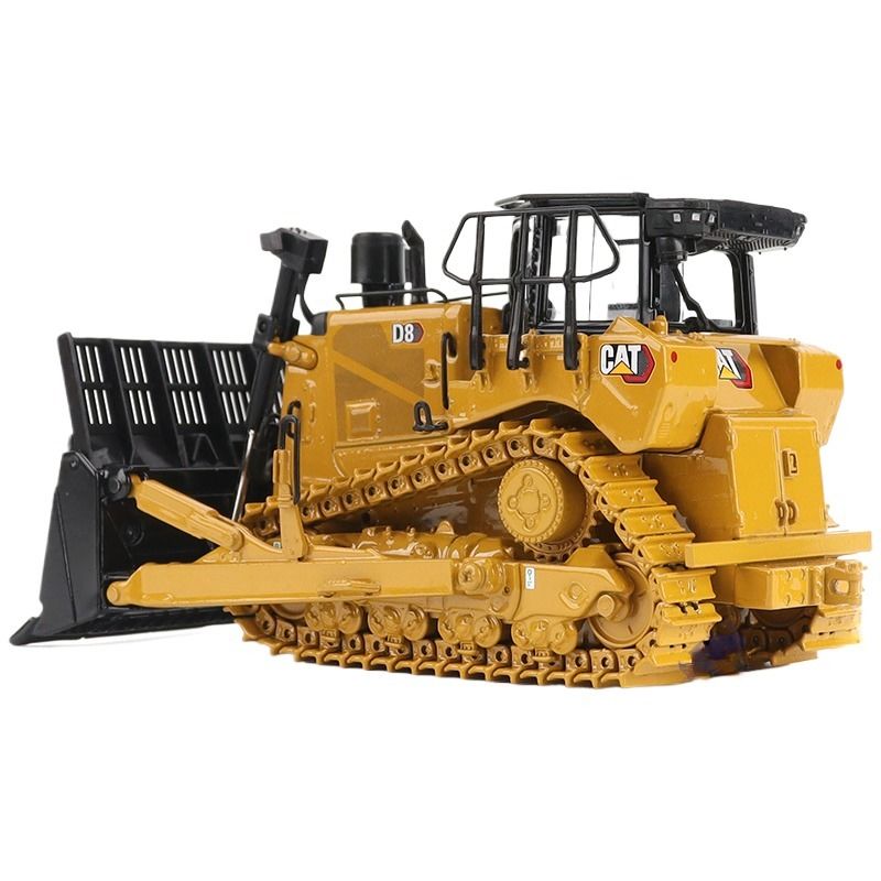 Diecast Masters 1:50 Skala Tugas Berat Dozer Dilacak Buldozer Scrap Processor Model 85758