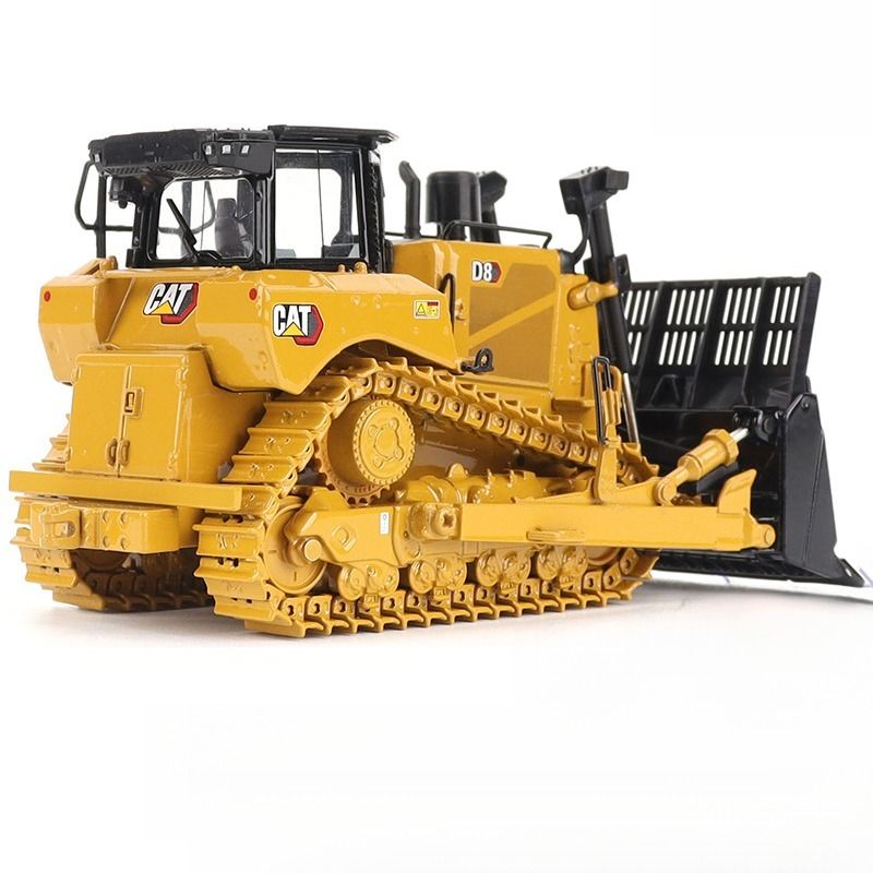 Diecast Masters 1:50 Skala Tugas Berat Dozer Dilacak Buldozer Scrap Processor Model 85758