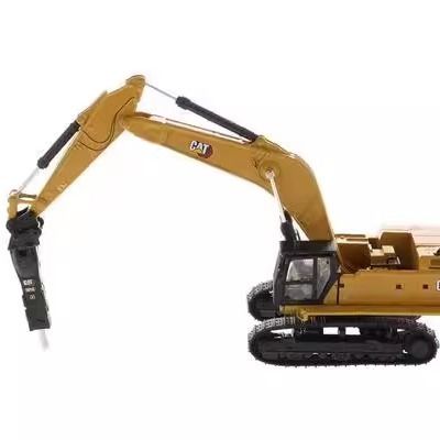 DM Skala 1/87 Excavator Berat Demolisi Palu Lampiran Model 85688