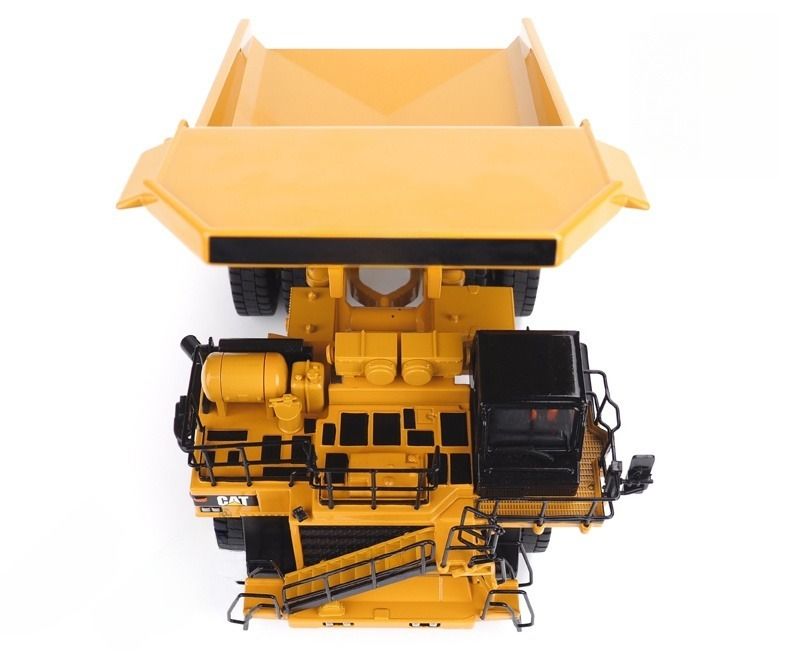 DM Baru Truk Pengangkut Tambang Tugas Berat Skala 1/50 Model Paduan Truk Sampah 85216C