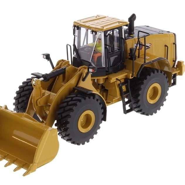 DM 1/50 Wheel Loader 966 GC Seri Paduan Model Loader Sekop 85682 Koleksi