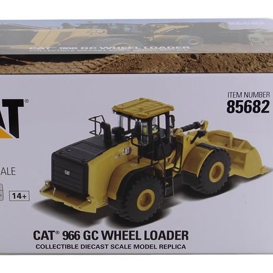 DM 1/50 Wheel Loader 966 GC Seri Paduan Model Loader Sekop 85682 Koleksi