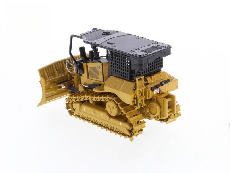 Model Dozer Konstruksi Skala 1/50 D5 XR Pemadam Kebakaran Model 85955 Edisi Pintu yang Dapat Dibuka