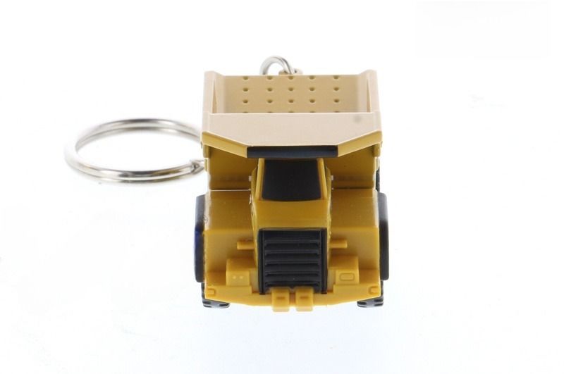 DM Heavy Duty Hauler Key Ring Kendaraan Teknik Alloy Model 85985 Miniatur Dump Truck Keychain