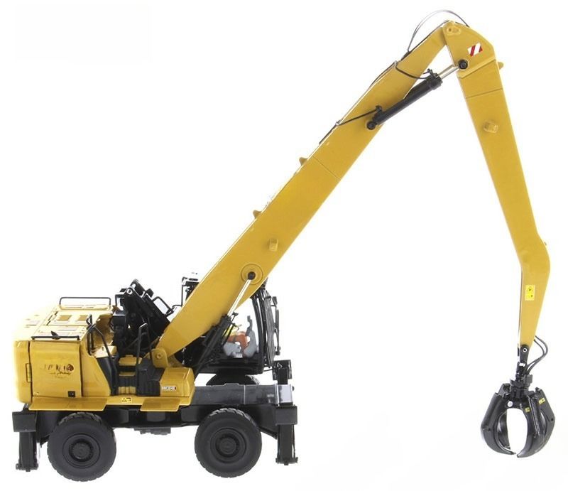 DM MH3040 Material Handler Alloy Excavator Model Kendaraan Teknik 1/50 Diecast 85958