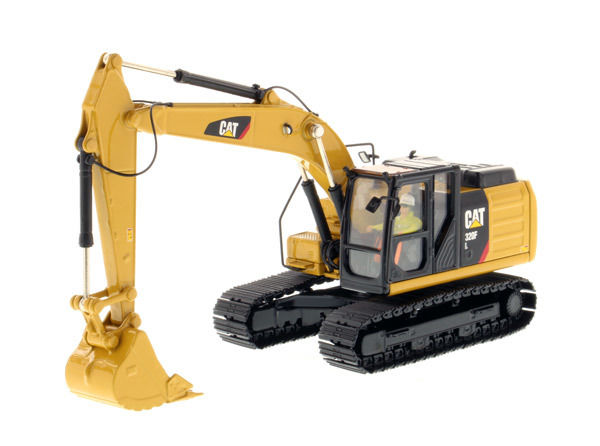 DM 1:50 320F L Model Kendaraan Rekayasa Die-cast Excavator Hidrolik 85931