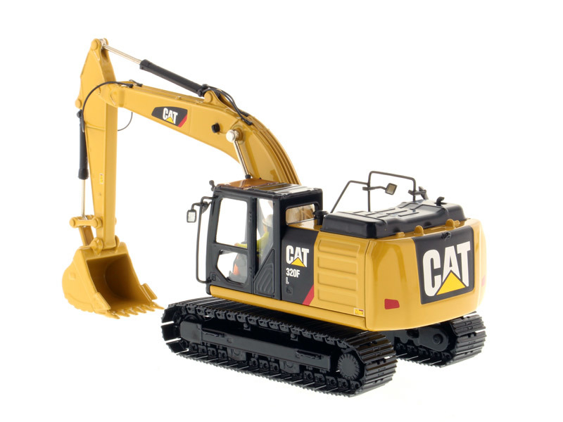 DM 1:50 320F L Model Kendaraan Rekayasa Die-cast Excavator Hidrolik 85931