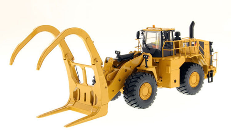 DM 988K Wheel Loader dengan Log Grapple Wood Handler Engineering Model 1:50 85917
