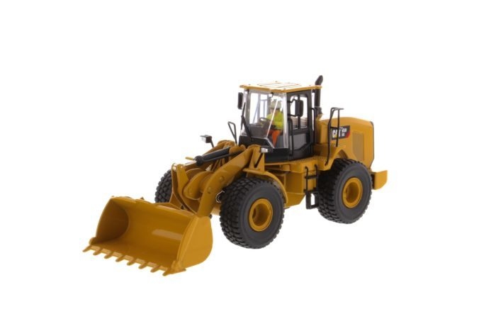 DM 1:50 CAT 950 GC Wheel Loader Die-cast Model Truk Pengangkut Engineering 85907C