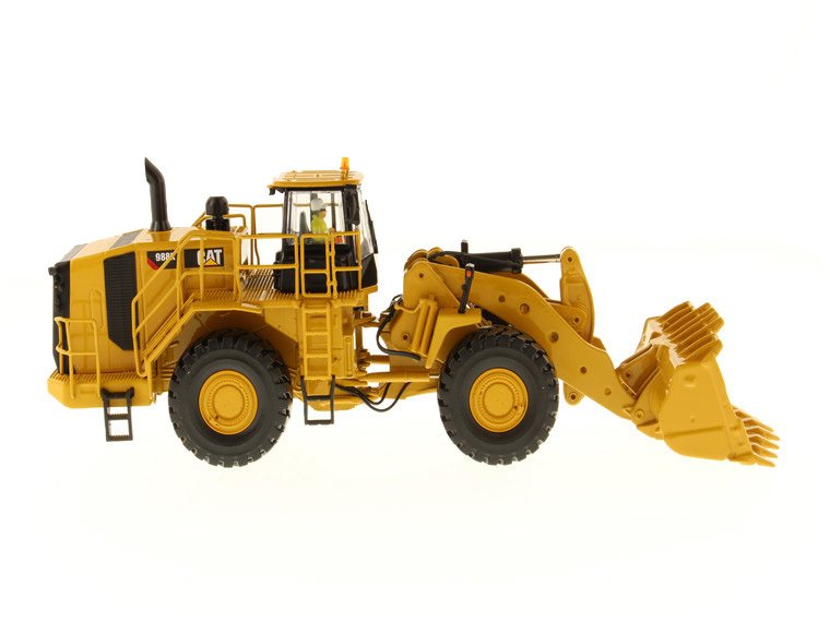 Diecast Masters Skala 1:50 CAT 988K Wheel Loader Model Rekayasa Die-cast 85901 Mainan