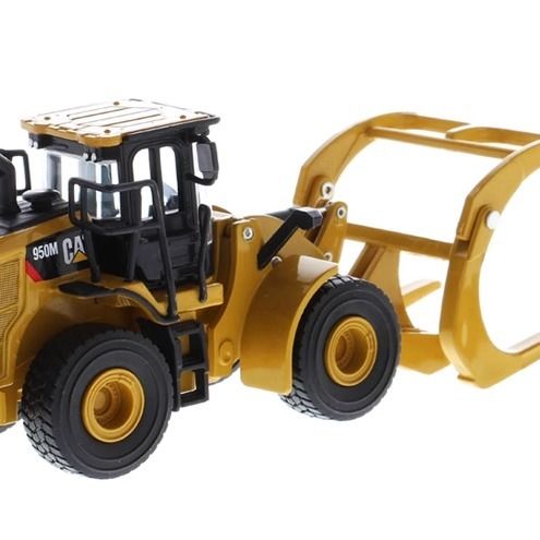 1:64 DM Diecast Masters Wheel Loader Lampiran Forklift Log Model 85635 Koleksi