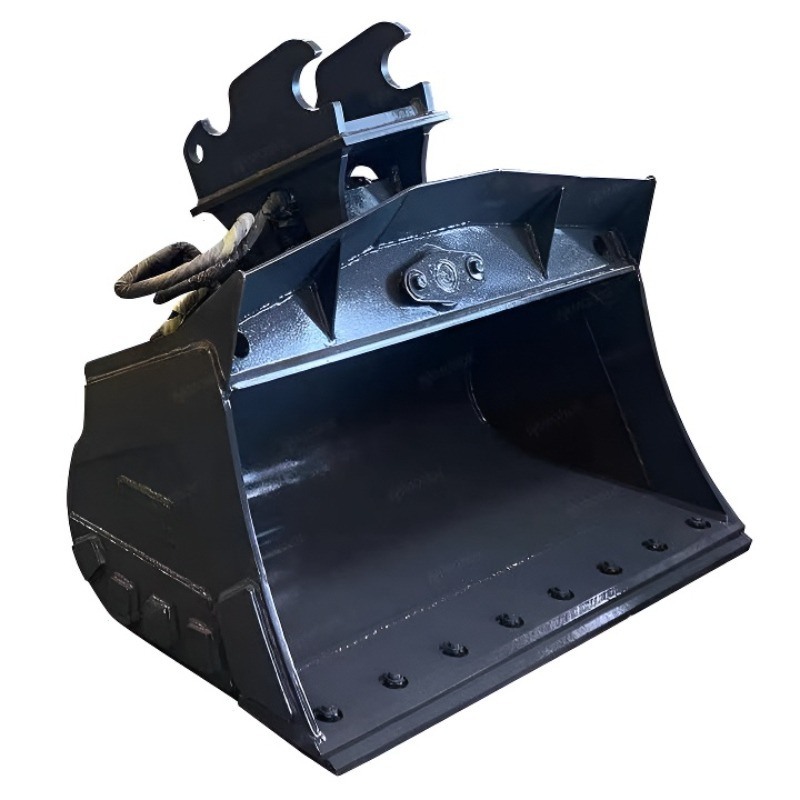 Perlengkapan Ember Rotating Tilt Excavator Custom untuk Excavator Berat 1 hingga 30 Ton