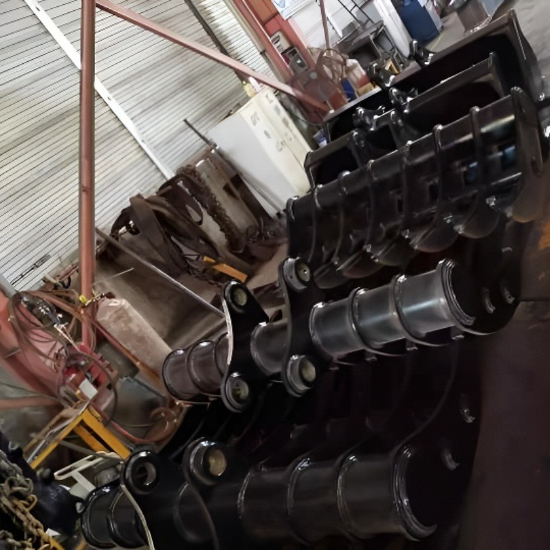 Kualitas Tinggi Kustom PC100-6 10 Ton Bucket Rake Excavator OEM Lampiran Konstruksi