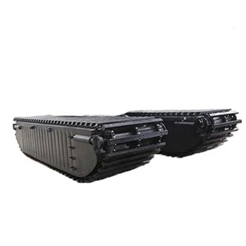 Pemasok Ekskavator Amfibi 40 Ton Kustom Swamp Buggy Wetland Digger dengan Undercarriage Ponton Apung