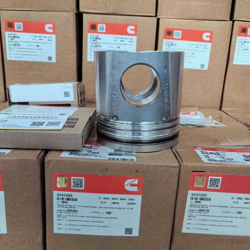 Suku Cadang Mesin Ekskavator QSC8.3 Komponen PistonNomor Bagian 6445686 6CT 3943367 3800320 Kit Piston
