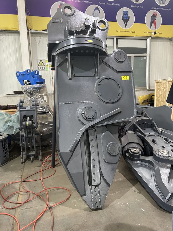 Pabrik kustomisasi Heavy Duty Excavator Hydraulic Scrap Metal Shear Old Car Ship Shear Sharp Blade 360° Rotasi Steel Bar Pipe Shear