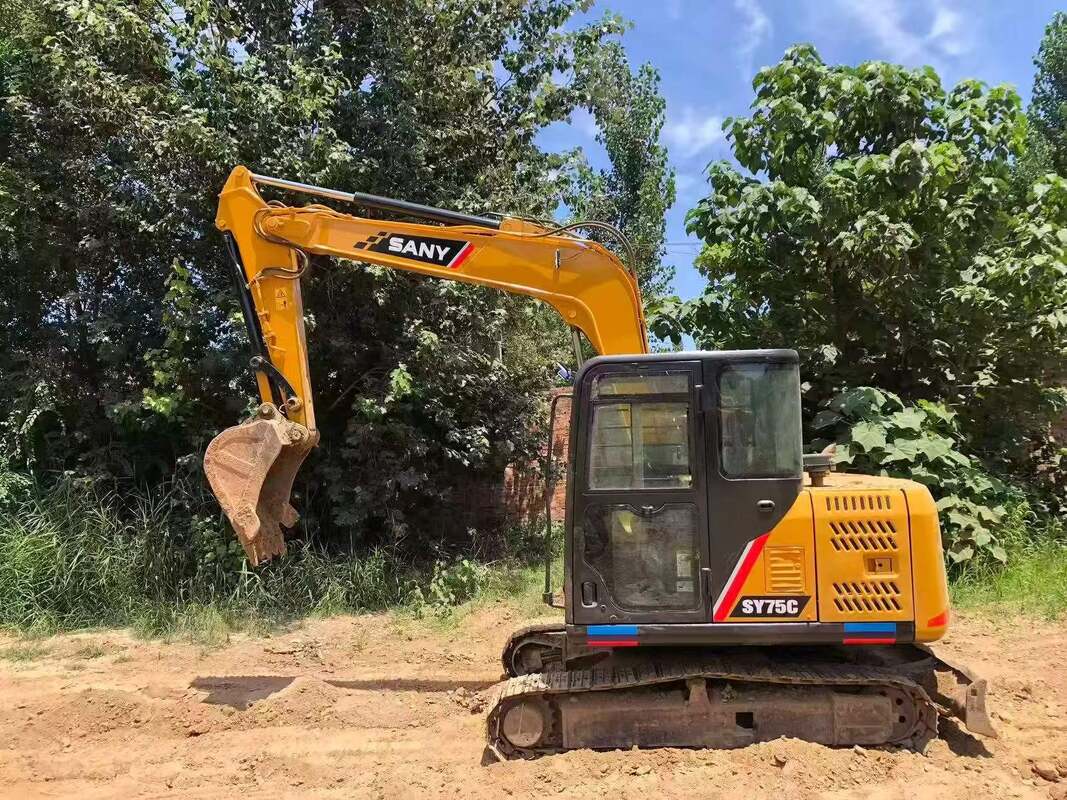 Mini kecil digunakan SANY SY50C Excavator SY50 SY55 SY65 SY70 SY75 6 Ton Asli Cina 80% Baru Excavator / penggali