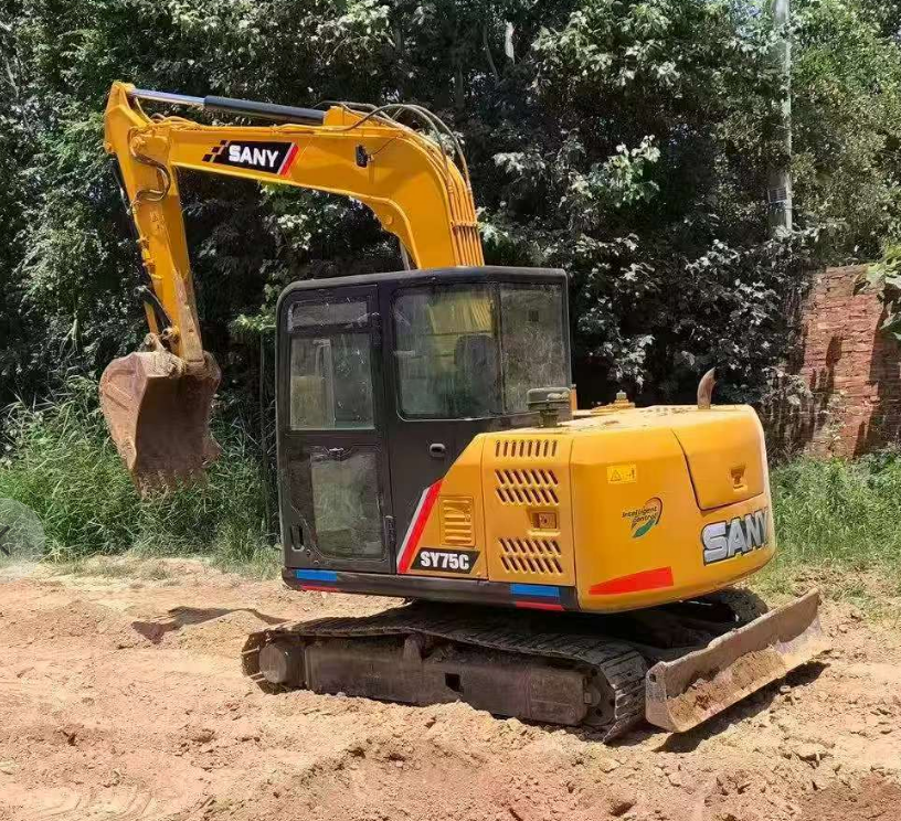 Mini kecil digunakan SANY SY50C Excavator SY50 SY55 SY65 SY70 SY75 6 Ton Asli Cina 80% Baru Excavator / penggali