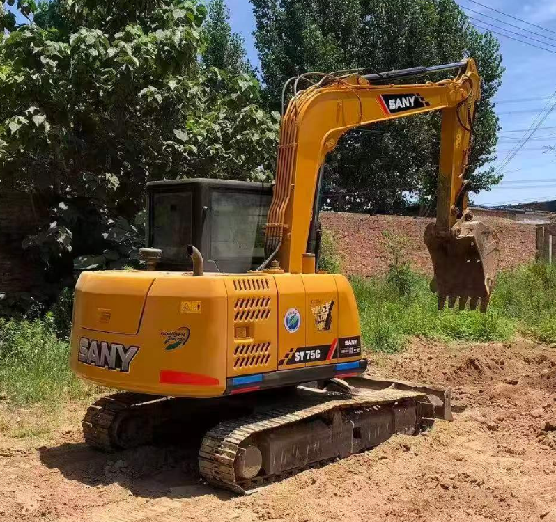 Mini kecil digunakan SANY SY50C Excavator SY50 SY55 SY65 SY70 SY75 6 Ton Asli Cina 80% Baru Excavator / penggali